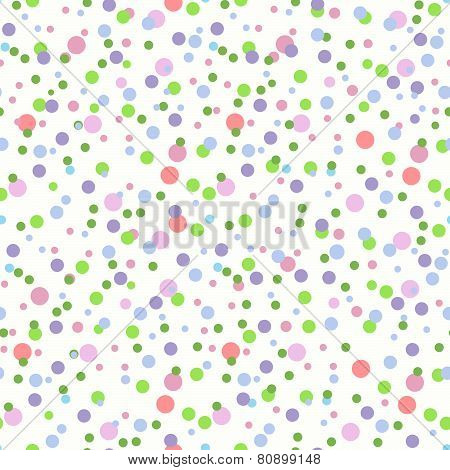 Seamless Pattern With Colorful Confetti