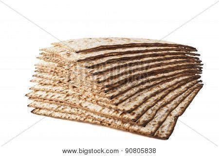 Isolated Matzot On White