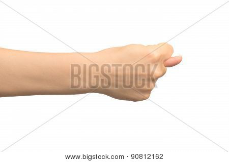 human hand shows gestures