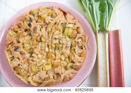 Sweet Rhubarb cake