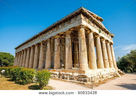 Hephaistos temple in Agora near Acropolis