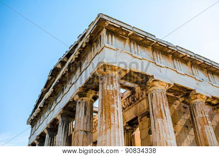 Hephaistos temple in Agora near Acropolis