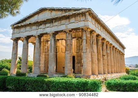 Hephaistos temple in Agora near Acropolis