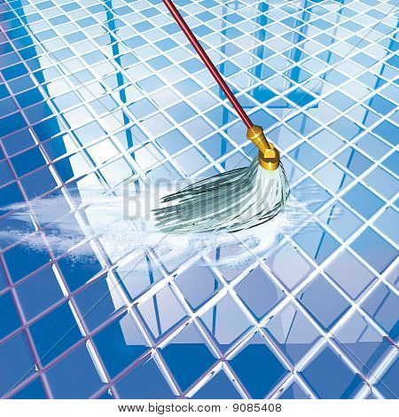 MOP et étage bleu