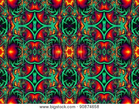 Fabulous Colorful Abstract Background. Artwork For Creative Design, Art And Entertainment. Computer