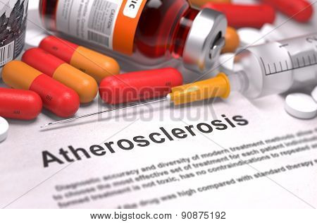 Diagnosis - Atherosclerosis. Medical Concept.