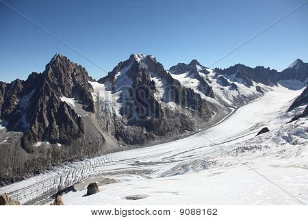 Alpina glaciär