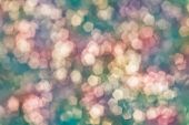 Twinkling Lights Vintage Blurred Natural Bokeh
