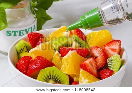 Stevia Drops. Natural Sweetener.