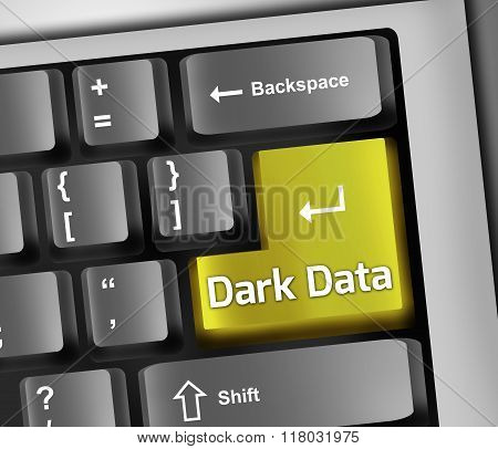 Keyboard Illustration Dark Data