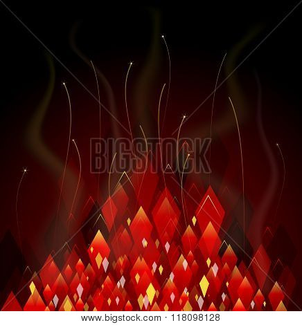 Abstract red background