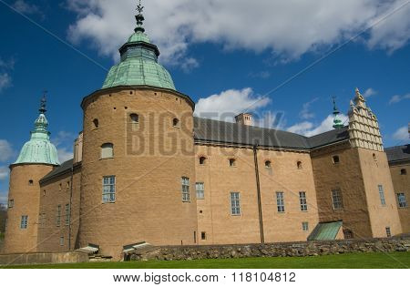 Castle Of Kalmar, Sweden - May 8, 2015: Kalmar Slott (castle) In Kalmar, Sweden, May, 2015