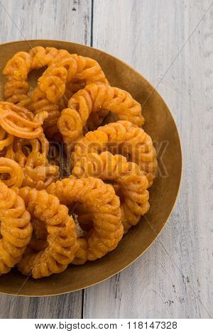 indian sweet jalebi or imarti or imarati