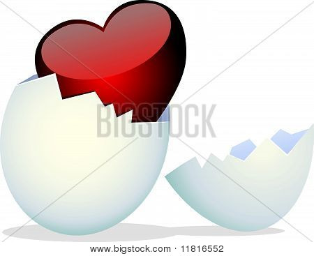 Egg and heart