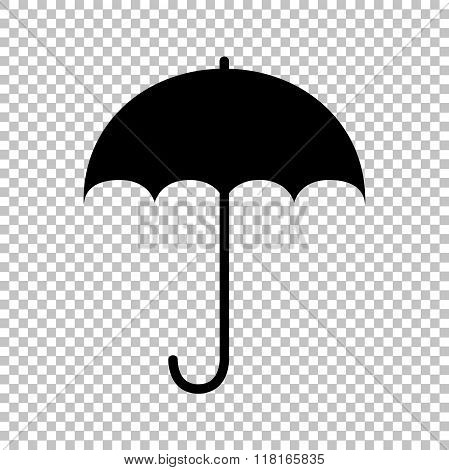 Black vector icon isolated on transparent background