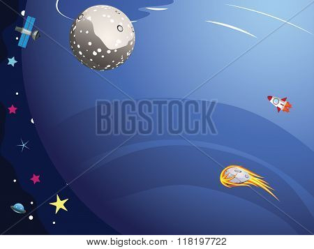 Neptune Planet In The Space