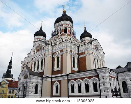 Alexander Nevsky Cathedral In Tallinn.