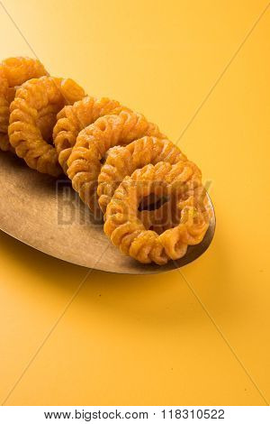 indian sweet jalebi or imarti or imarati