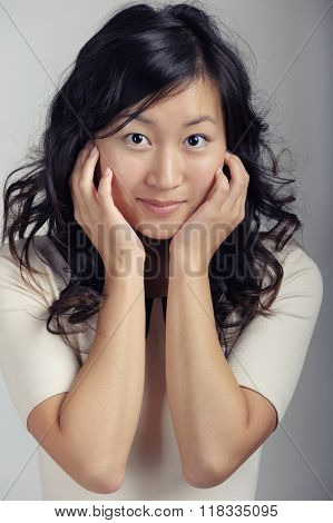 Portrait of young asiam woman