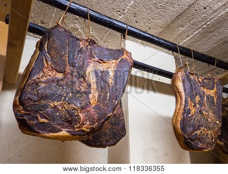 Some Pieces Of Gailtaler Bacon