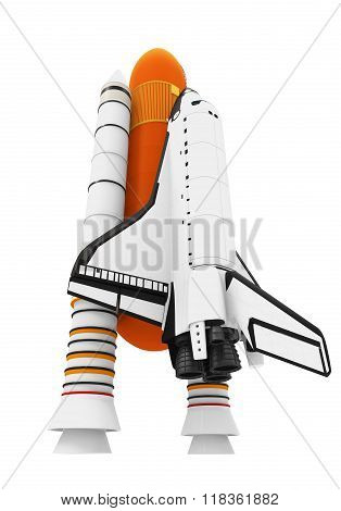 Space Shuttle Isolated