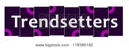 Trendsetters Purple Pink Stripes Rings