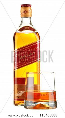 Bottle Of Johnnie Walker Scotch Whisky