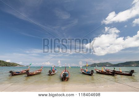 Traditional Thai Longtail Boat