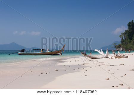 Traditional Thai Longtail Boat