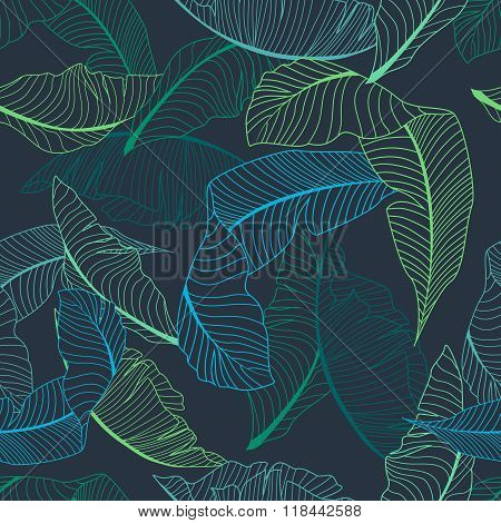 palm pattern vector