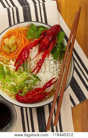 Crawfish Noodle Soup