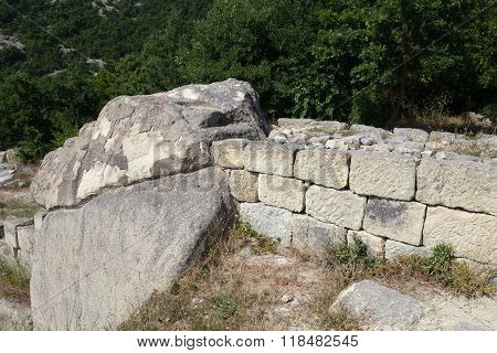 The historical complex Perperikon in Bulgaria