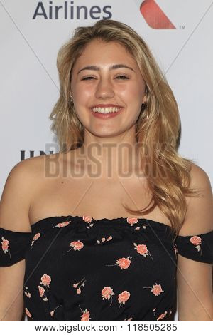 LOS ANGELES - FEB 15:  Lia Marie Johnson at the Universal Music Group's 2016 Grammy After Party at the Ace Hotel on February 15, 2016 in Los Angeles, CA
