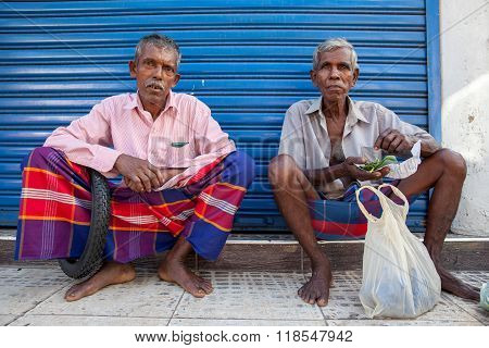 Portraits Of Locals In Sri Lanka