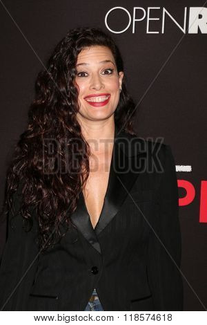 LOS ANGELES - FEB 16:  Angie Cepeda at the Triple 9 Premiere at the Regal 14 Theaters on February 16, 2016 in Los Angeles, CA