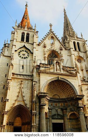 St Nizier Church In Lyon France