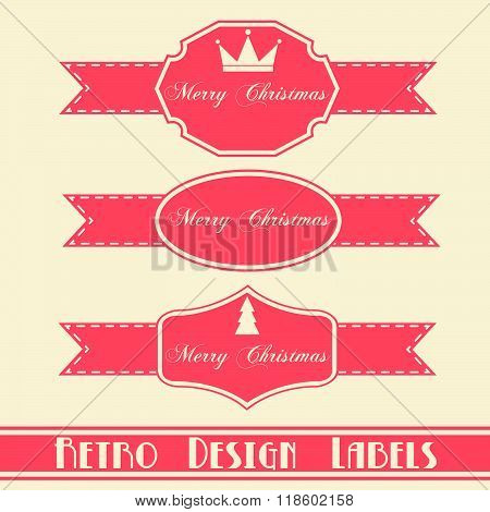 Retro Design Labels