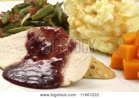 Delisious díkůvzdání krůtí prsa Diner