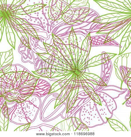 Vector Seamless Floral Pattern