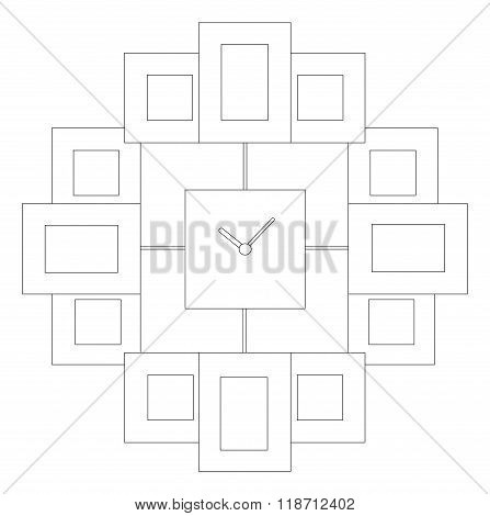Clock And Frame