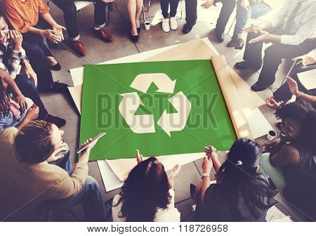 Recycle Green Environment Conservation Eco Concept