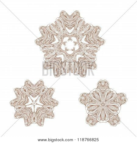 Floral elements mehandi set