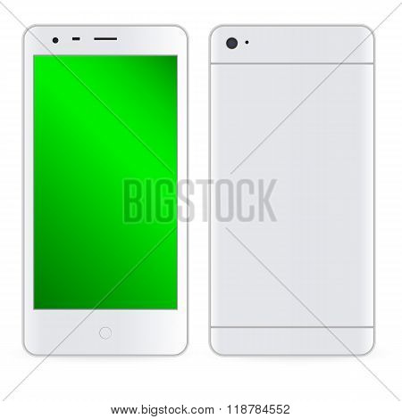 Modern smartphone illustration