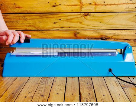 impulse heat poly sealer machine
