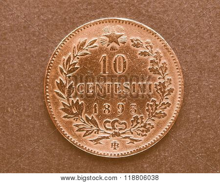 Italian Coin Vintage