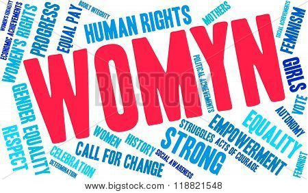 Womyn Word Cloud