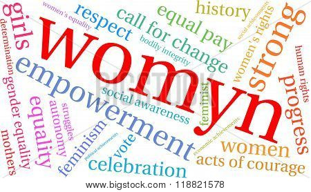 Womyn Word Cloud