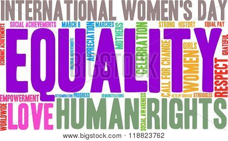 Equality Word Cloud