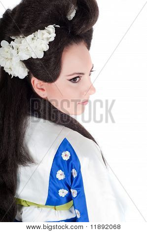 Retrato de Geisha