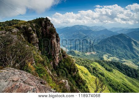 Pha Luong mountain in Moc Chau, Vietnam.